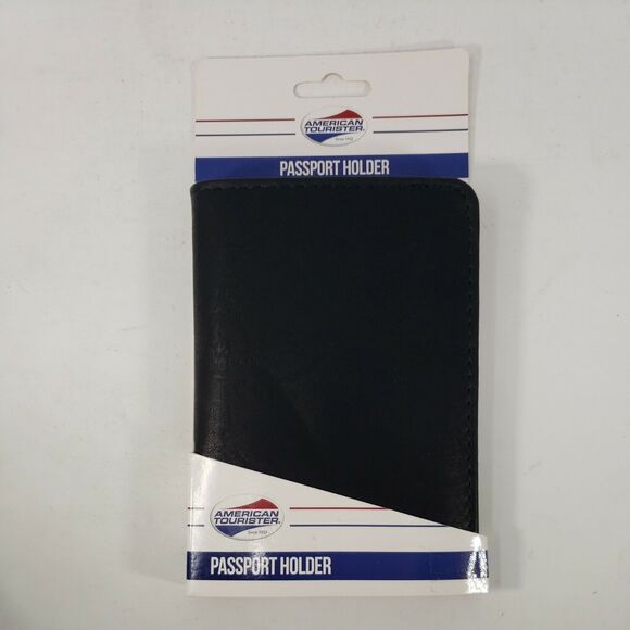 Passport Holder American Tourister Black NEW Protects RFID Chips Factory Package - Picture 8 of 12